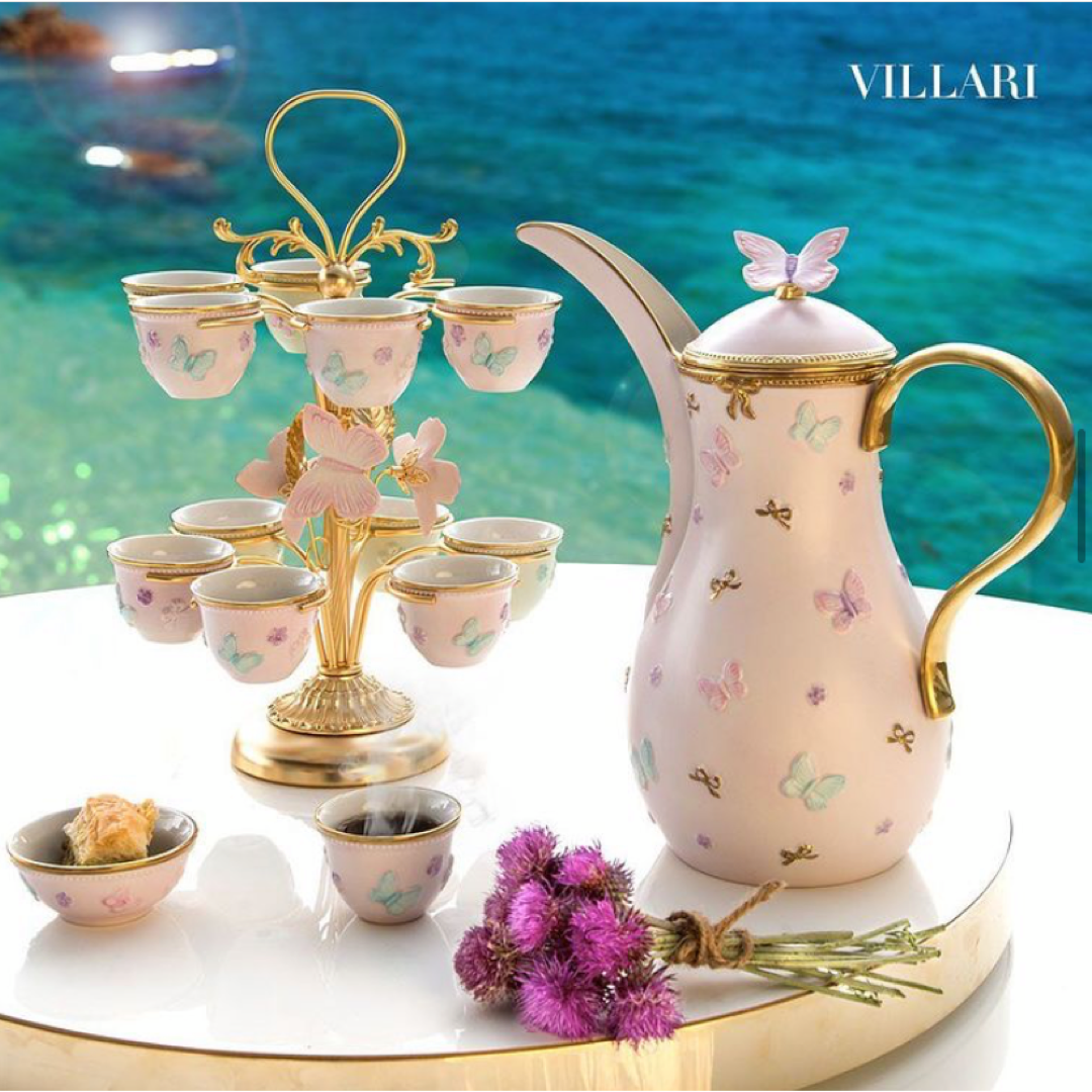 Villari Arabic Coffee Cups Holder