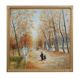 A Promenade in an Autumn Afternoon Painting